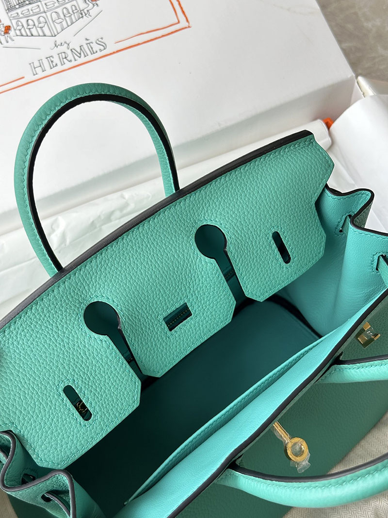 人気色 H品 エルメス バーキン25 ヴェールヴェロン トゴ ゴールド金具 2517878 バーキン25 トゴ 定価 - 画像 (2)