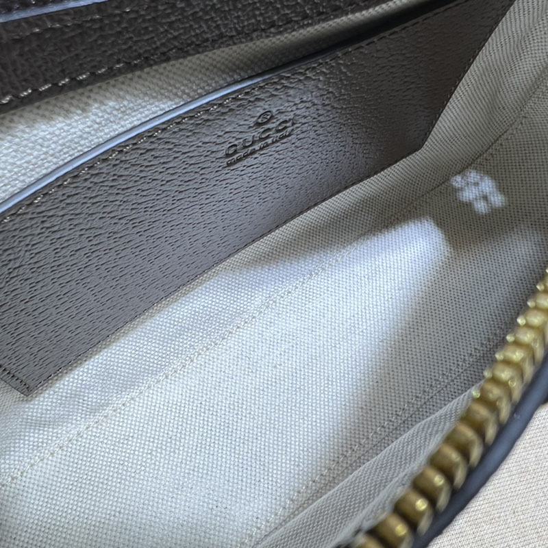 グッチ バッグ 人気 GUCCI オフィディア スモール ショルダーバッグ 735132 FABLE 9442 ベージュ&ブラウン グッチ ショルダーバッグ 小さめ - 画像 (2)