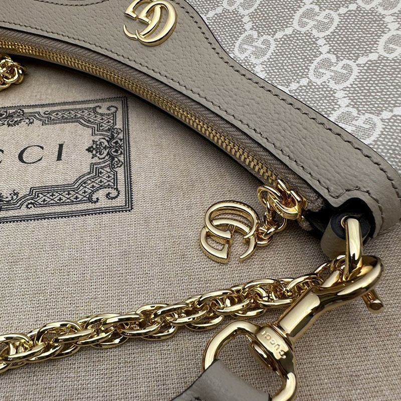 グッチ バッグ 人気 GUCCI オフィディア スモール ショルダーバッグ 735132 UULAG 9682 ベージュ グッチ ショルダーバッグ 小さめ - 画像 (5)