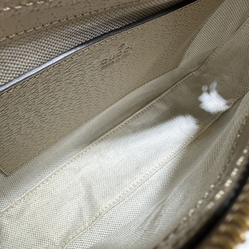 グッチ バッグ 人気 GUCCI オフィディア スモール ショルダーバッグ 735132 UULAG 9682 ベージュ グッチ ショルダーバッグ 小さめ - 画像 (2)