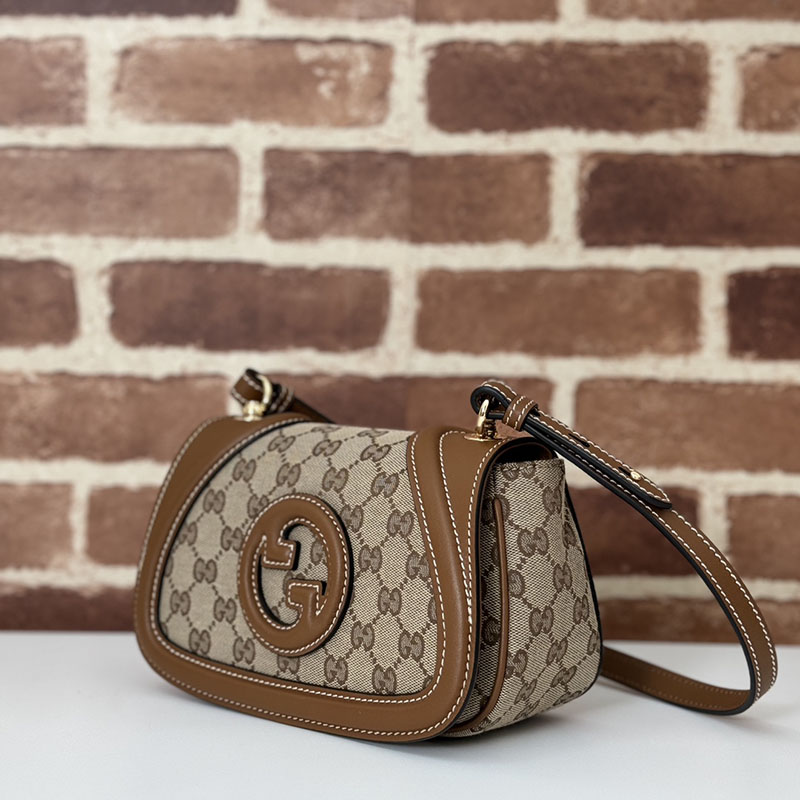 グッチ バッグ 人気 GUCCI ブロンディ ミニ ショルダーバッグ 815700 HAAKG 9755 ベージュ&ブラウン グッチ バッグ アウトレット - 画像 (9)