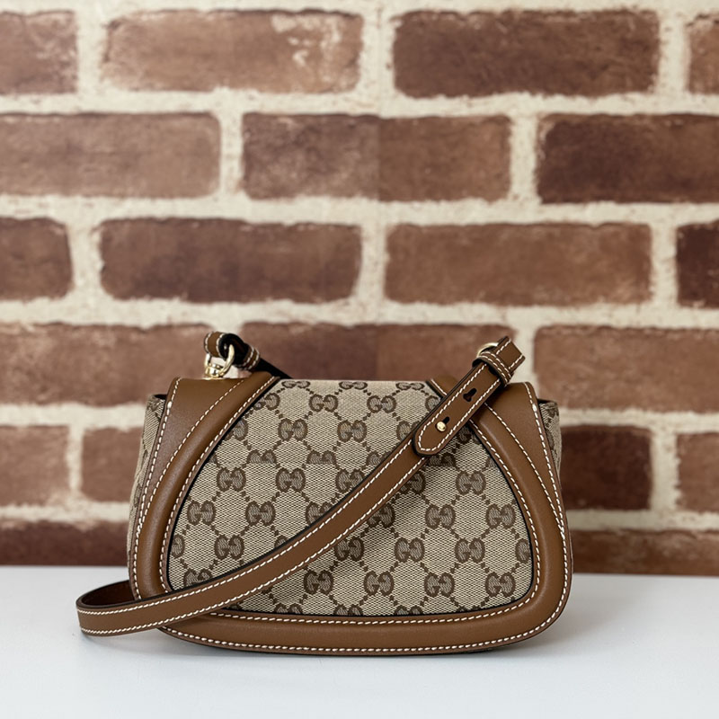 グッチ バッグ 人気 GUCCI ブロンディ ミニ ショルダーバッグ 815700 HAAKG 9755 ベージュ&ブラウン グッチ バッグ アウトレット - 画像 (8)