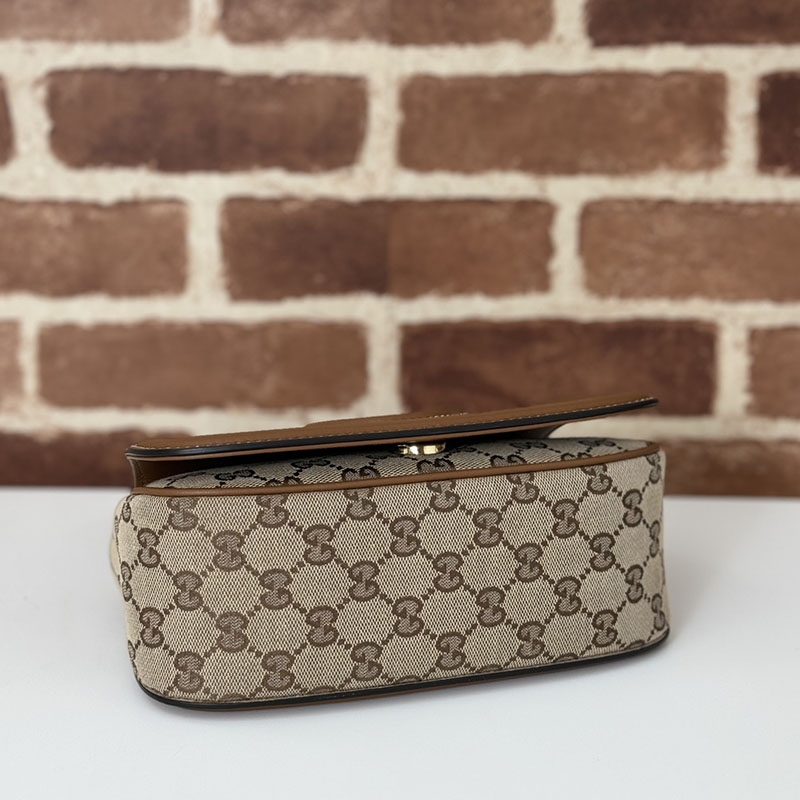 グッチ バッグ 人気 GUCCI ブロンディ ミニ ショルダーバッグ 815700 HAAKG 9755 ベージュ&ブラウン グッチ バッグ アウトレット - 画像 (7)