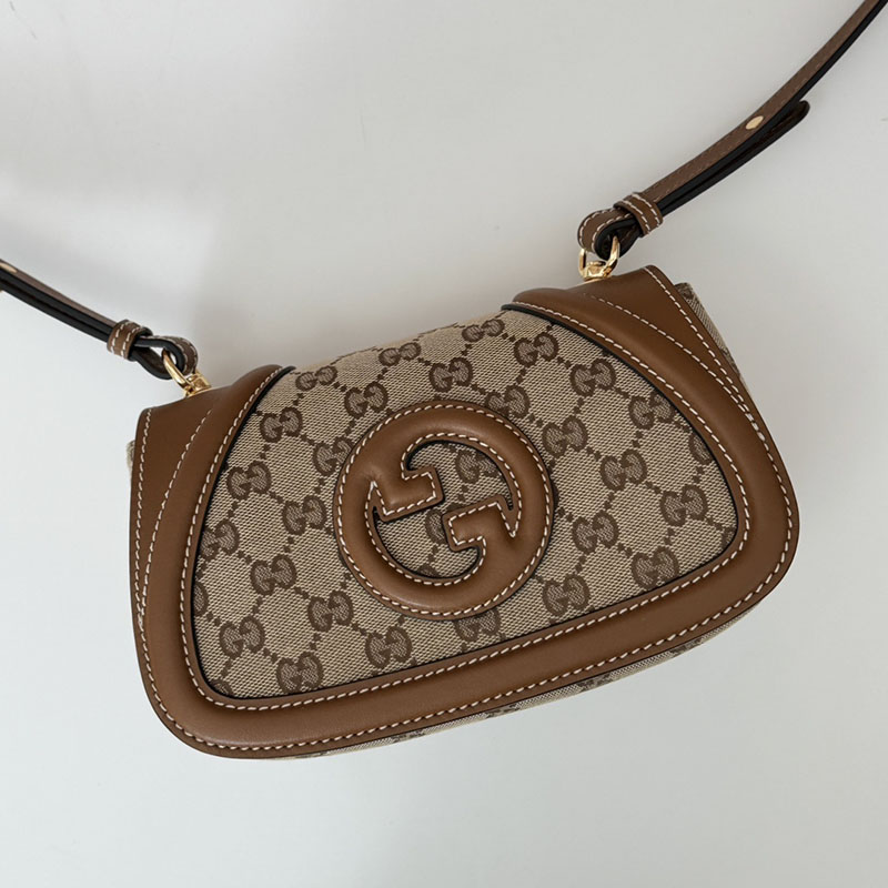 グッチ バッグ 人気 GUCCI ブロンディ ミニ ショルダーバッグ 815700 HAAKG 9755 ベージュ&ブラウン グッチ バッグ アウトレット - 画像 (6)