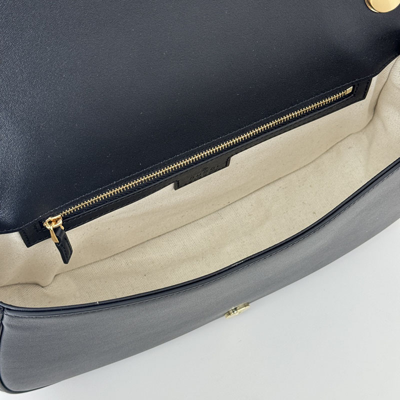 グッチ バッグ 人気 GUCCI ブロンディ ミディアム トップハンドルバッグ 815716 AAEC2 1000 ブラック グッチ バッグ アウトレット - 画像 (2)