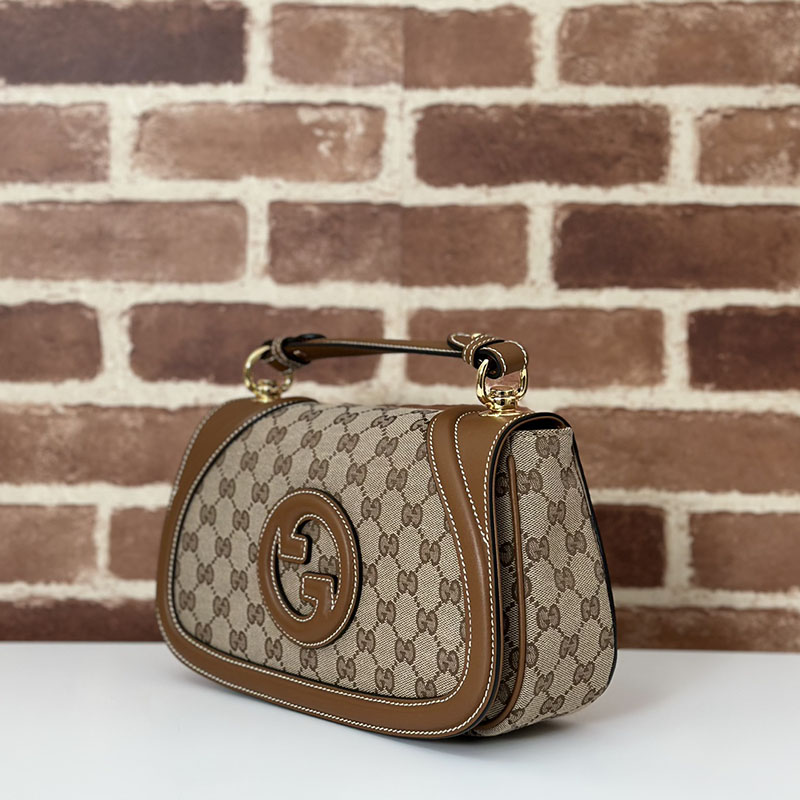 グッチ バッグ 人気 GUCCI ブロンディ スモール トップハンドルバッグ 815714 HAAKG 9755 ベージュ&ブラウン グッチブロンディ アウトレット - 画像 (9)
