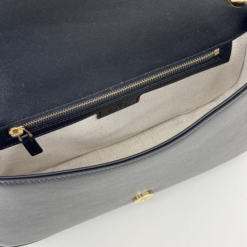 グッチ バッグ 人気 GUCCI ブロンディ スモール トップハンドルバッグ 815714 AAEC2 1000 ブラック グッチブロンディ アウトレット - 画像 (2)