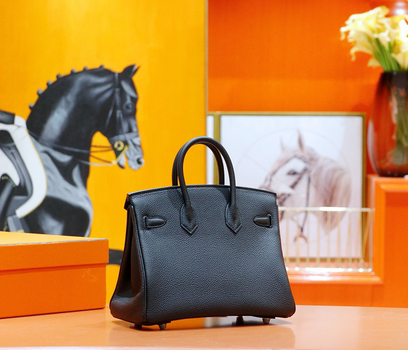 並行輸入品 エルメス バーキン25 黒 ブラック トゴ シルバー金具 2517908 バーキン バッグ 定価 - 画像 (8)