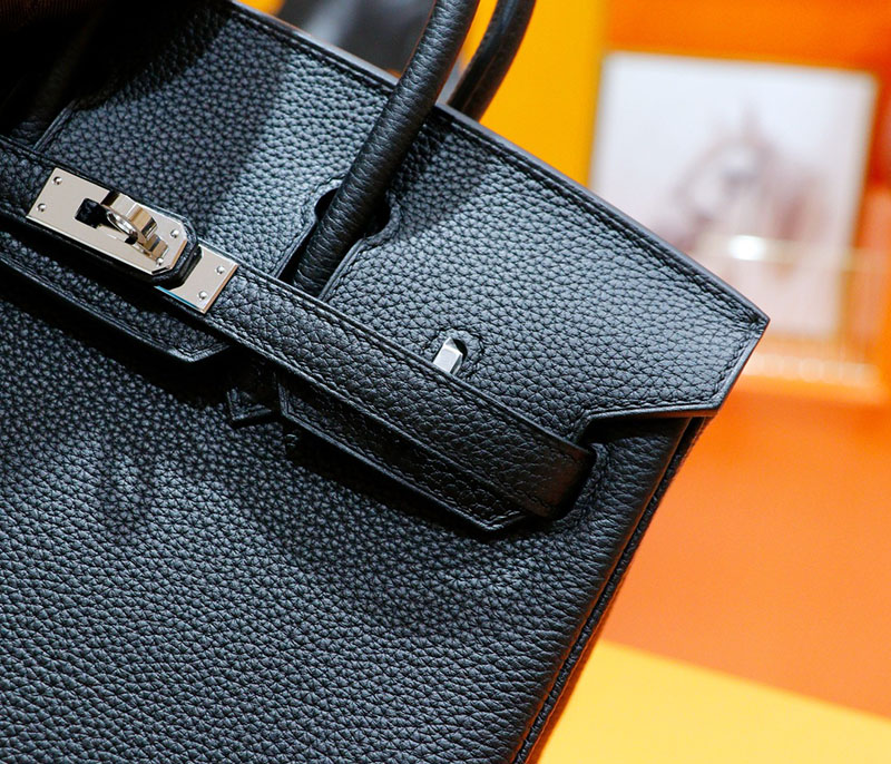 並行輸入品 エルメス バーキン25 黒 ブラック トゴ シルバー金具 2517908 バーキン バッグ 定価 - 画像 (6)