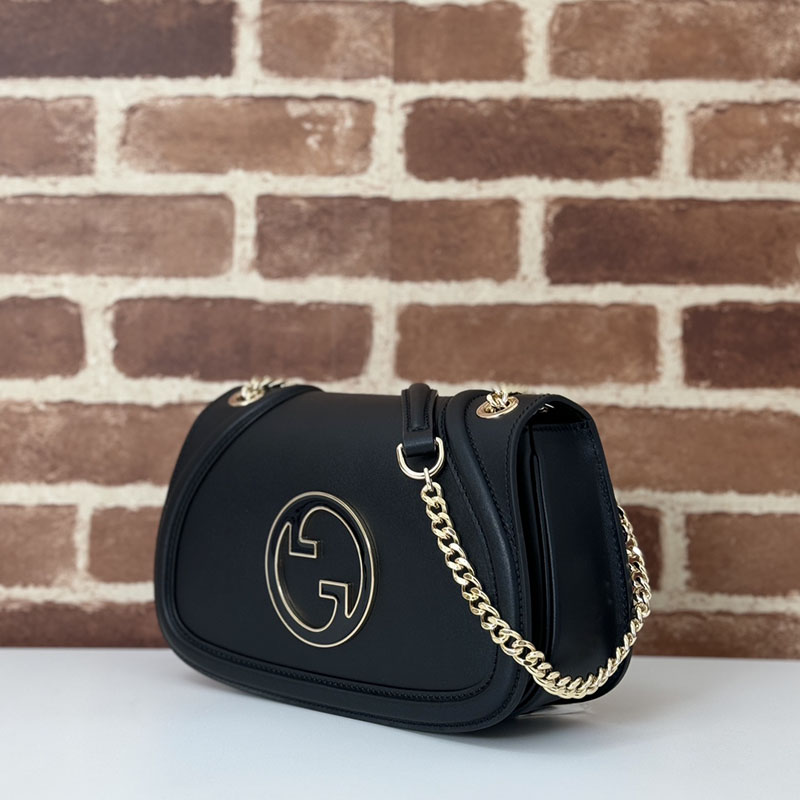 グッチ バッグ 人気 GUCCI ブロンディ スモール ショルダーバッグ 815715 AAEEX 1000 ブラック グッチ ブロンディ ショルダーバッグ - 画像 (9)