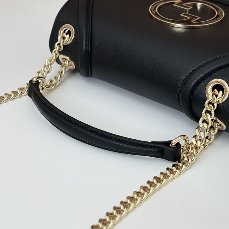 グッチ バッグ 人気 GUCCI ブロンディ スモール ショルダーバッグ 815715 AAEEX 1000 ブラック グッチ ブロンディ ショルダーバッグ - 画像 (4)