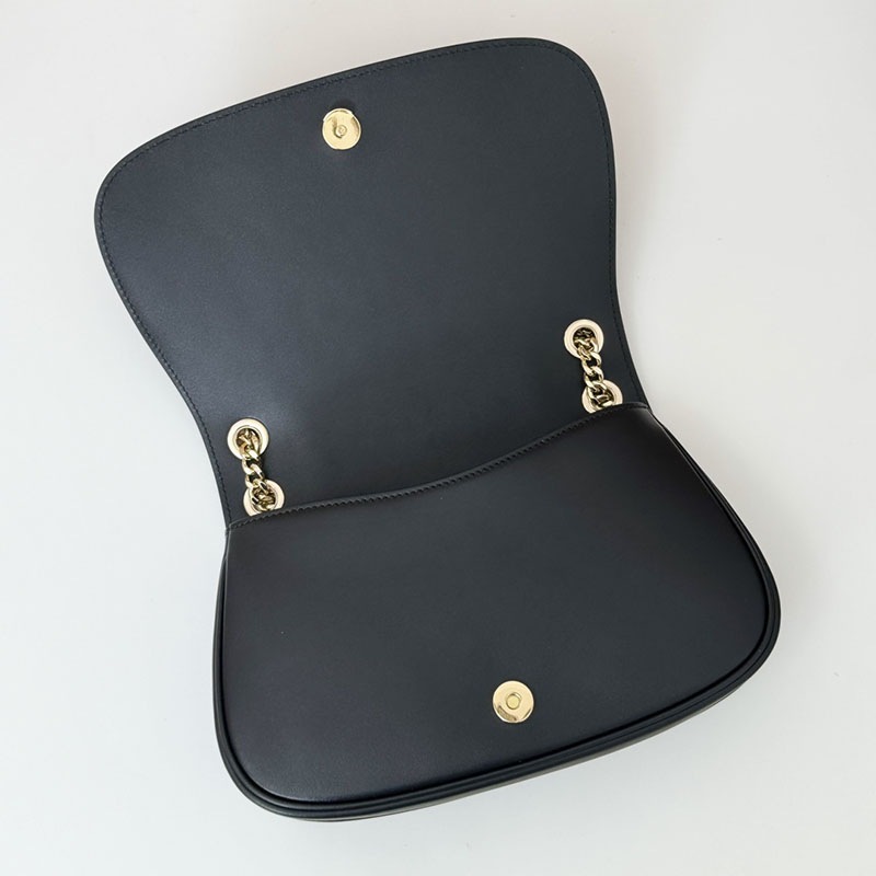 グッチ バッグ 人気 GUCCI ブロンディ スモール ショルダーバッグ 815715 AAEEX 1000 ブラック グッチ ブロンディ ショルダーバッグ - 画像 (3)