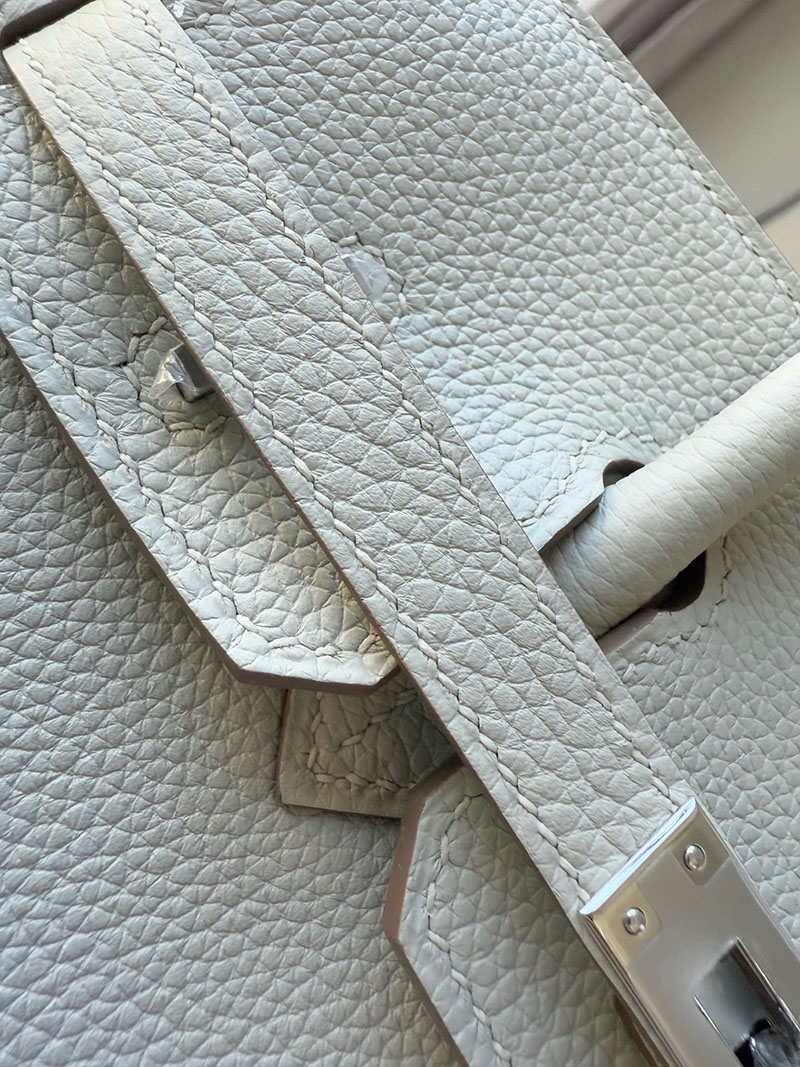 並行輸入品 エルメス バーキン25 パールグレー トゴ シルバー金具 2517920 バーキン バッグ 定価 - 画像 (6)