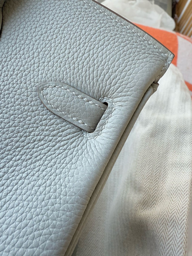 並行輸入品 エルメス バーキン25 パールグレー トゴ シルバー金具 2517920 バーキン バッグ 定価 - 画像 (4)