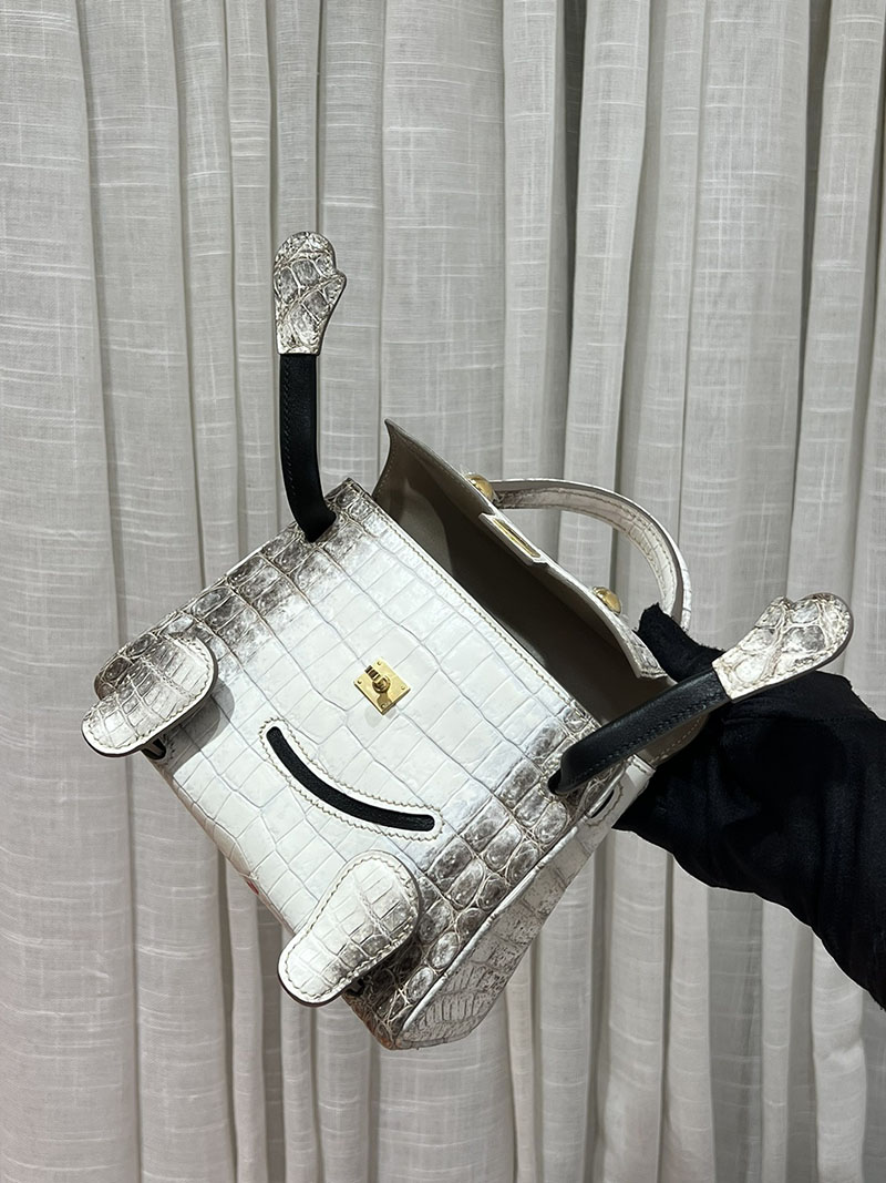 エルメス ケリードール パーソナル ヒマラヤ/黒 ブラック クロコダイル ニロティカスマット ゴールド金具 2517926 ケリードール バッグ 定価 - 画像 (2)