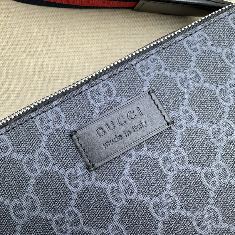 グッチ バッグ 人気 GUCCI GGスプリーム キャンバス ミニ ショルダーバッグ 774161 K5RLN 1095 ブラック/グレー gucci ショルダーバッグ メンズ 人気 - 画像 (6)