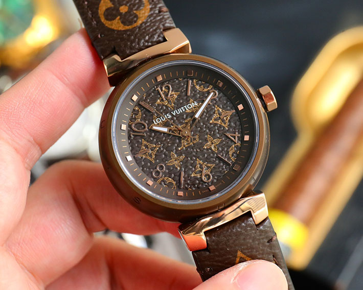 最高級ルイヴィトンスーパーコピー ルイヴィトン時計コピー Tambour MM Monogram タンブール MM モノグラム QA138Z - 画像 (9)