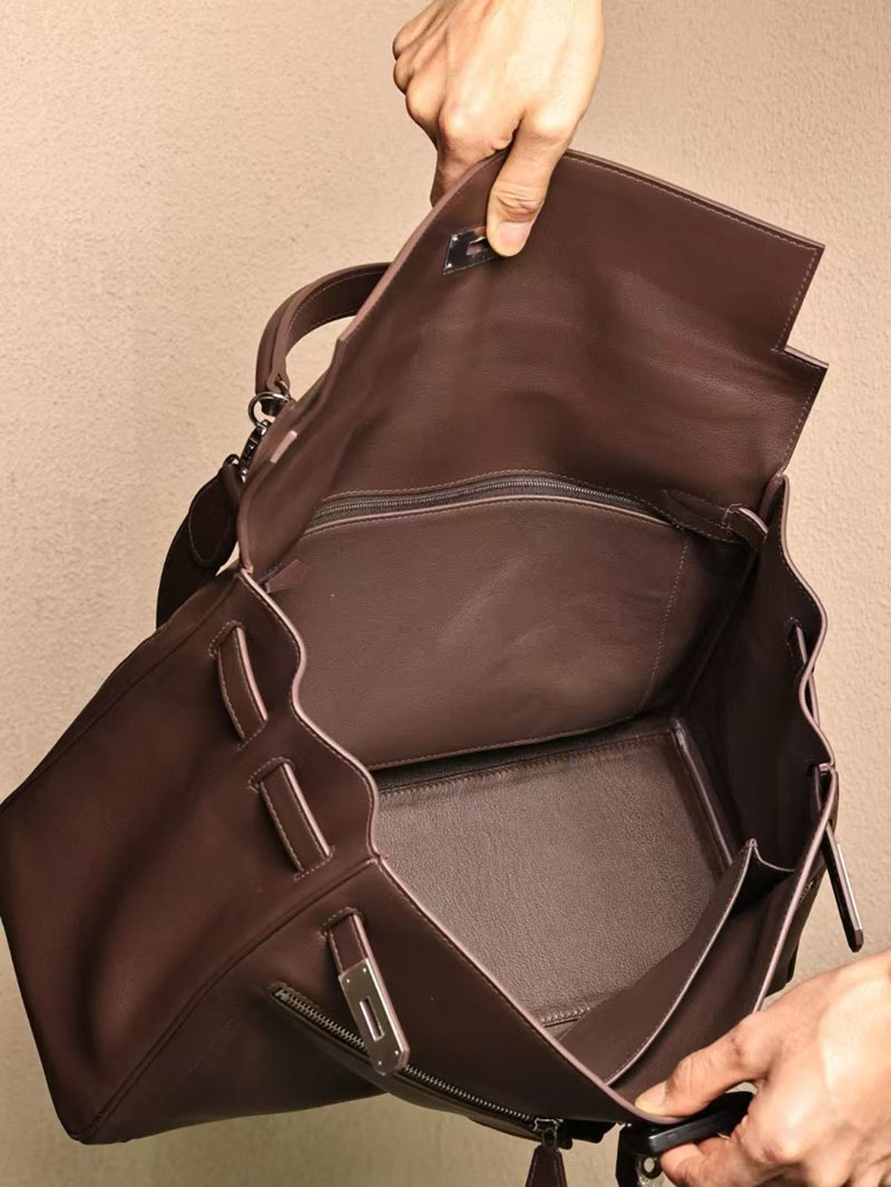 エルメスケリー風バッグ HERMES ケリー 42cm 内縫い アバンヌ トゴ シルバー金具 2519454 - 画像 (2)