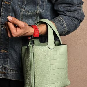 ピコタン風バッグ 本革
