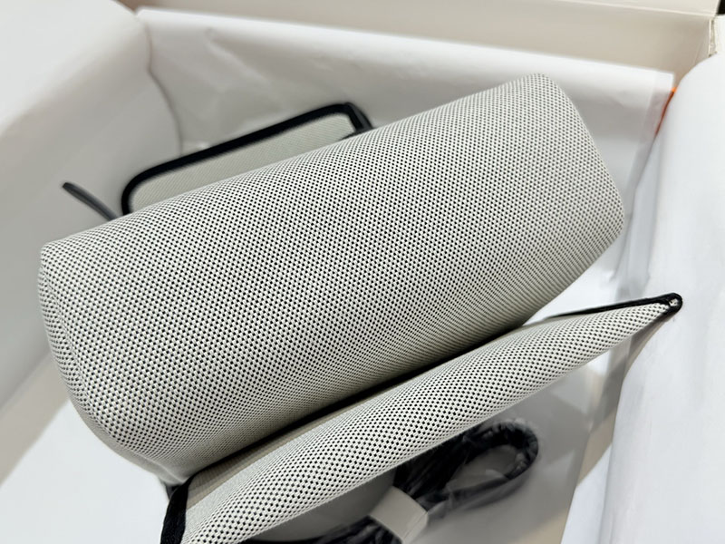 エルメス エールバッグジップ ミニ 黒 ブラック トワルアッシュ シルバー金具 2519499 エールバッグ 定価 - 画像 (7)