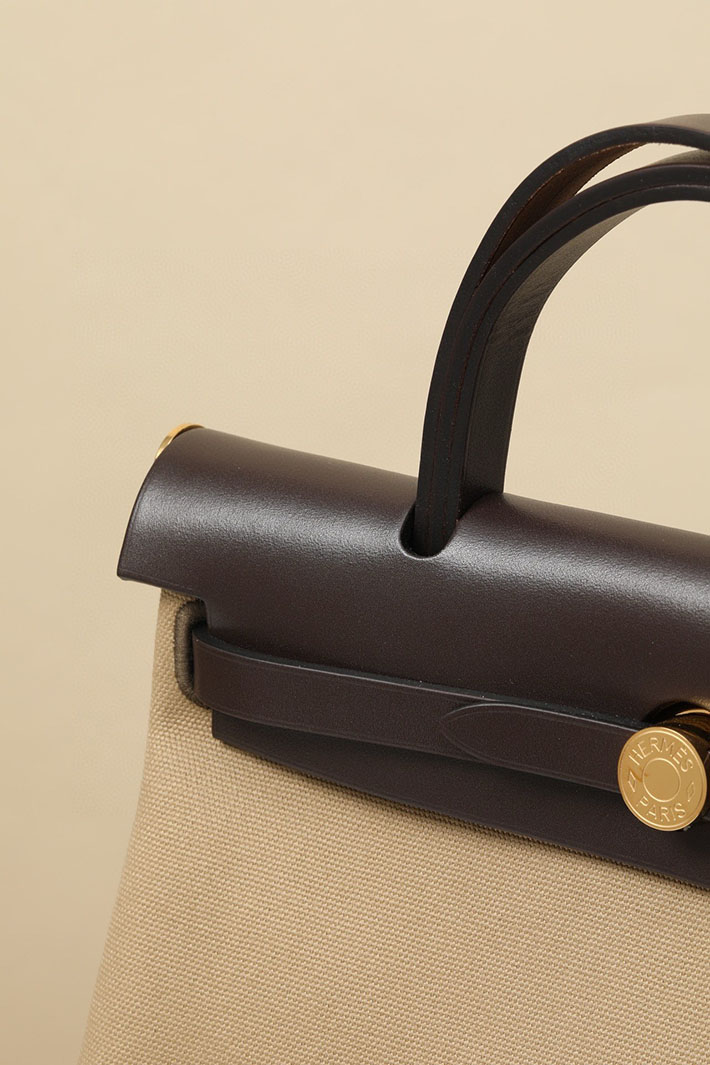 エルメス エールバッグジップ 31 PM エベンヌ トワルアッシュ シルバー金具 2518538 エールバッグジップ31 定価 - 画像 (7)