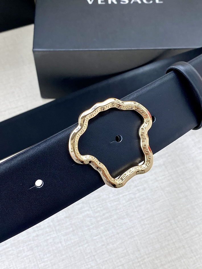 最高級ヴェルサーチェスーパーコピー ヴェルサーチェベルトコピー ネイビー 40MM ゴールド金具 2518818 ヴェルサーチ ベルト アウトレット - 画像 (6)