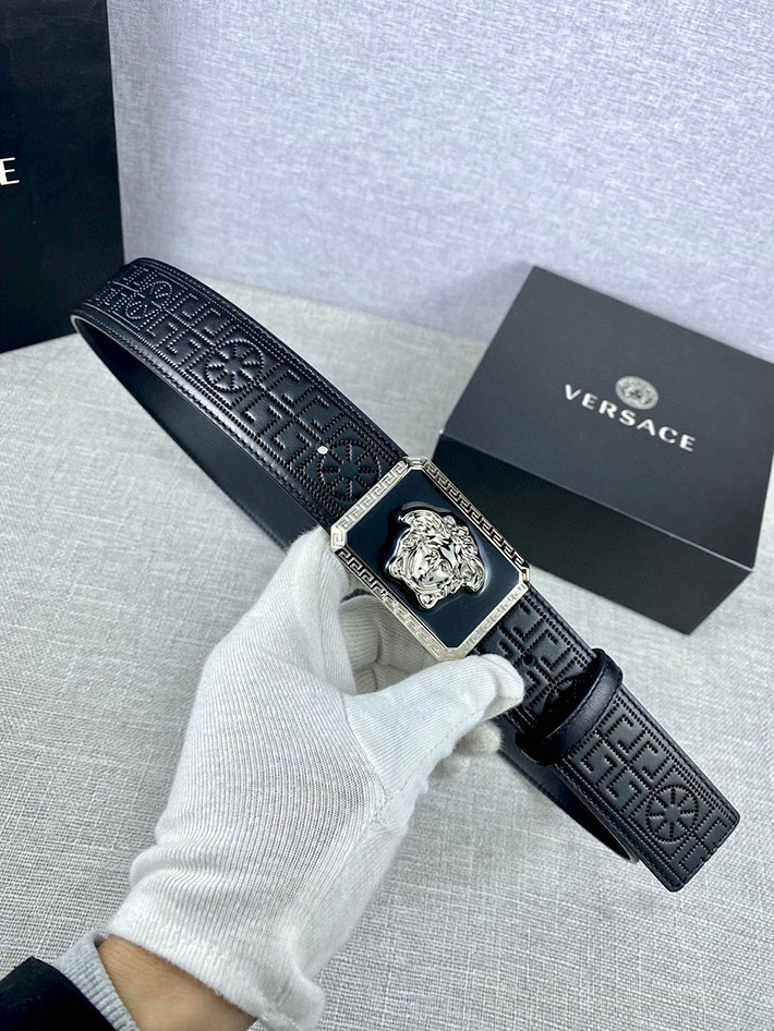 最高級ヴェルサーチェスーパーコピー ヴェルサーチェベルトコピー ブラック 38MM ゴールド金具 2518821 ヴェルサーチ 店舗 大阪 - 画像 (6)