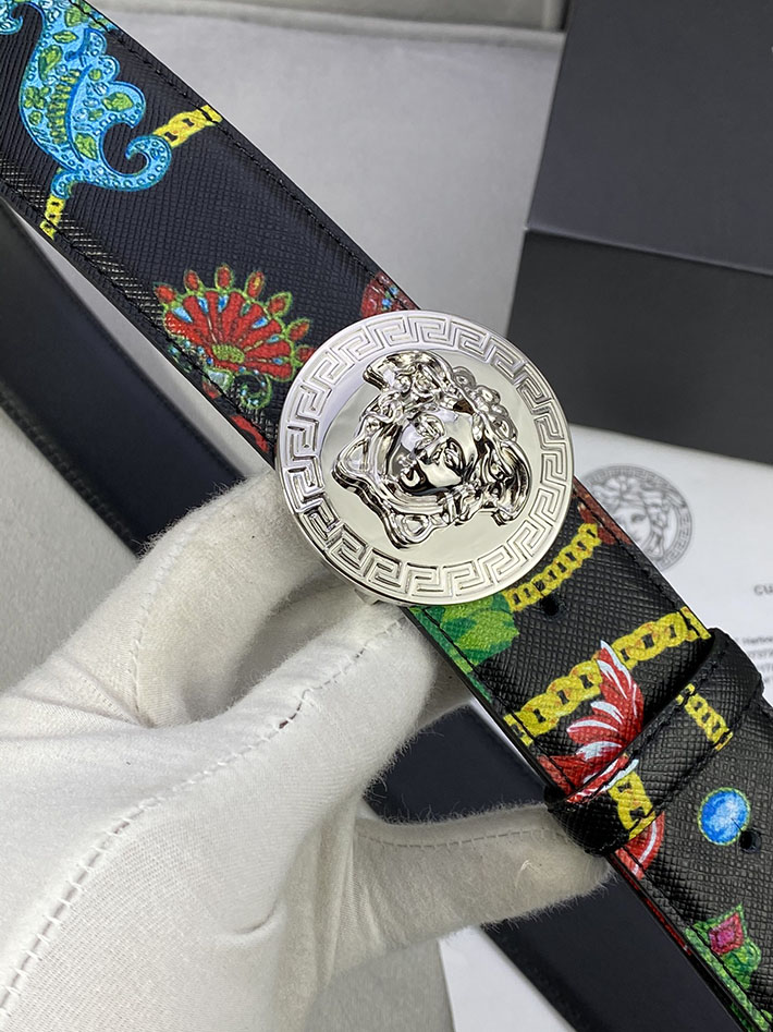 最高級ヴェルサーチェスーパーコピー ヴェルサーチェベルトコピー ブラック 40MM シルバー金具 2518828 ヴェルサーチ 店舗 新宿 - 画像 (9)