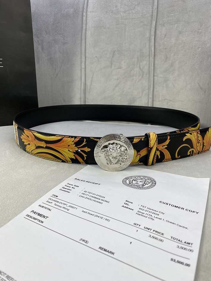 最高級ヴェルサーチェスーパーコピー ヴェルサーチェベルトコピー ブラック 40MM ゴールド金具 2518829 ヴェルサーチ 店舗 新宿 - 画像 (6)