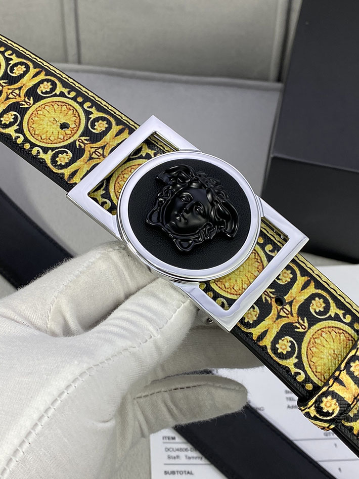 最高級ヴェルサーチェスーパーコピー ヴェルサーチェベルトコピー ブラック 40MM シルバー金具 2518835 ベルト メンズ おしゃれ ブランド - 画像 (9)
