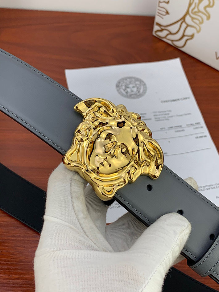 最高級ヴェルサーチェスーパーコピー ヴェルサーチェベルトコピー ブラック 38MM ゴールド金具 2518837 ベルト メンズ ビジネス 20代 - 画像 (8)
