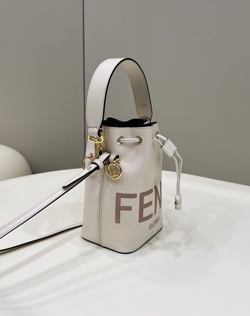 フェンディ 人気バッグ FENDI レザーショルダー MONTRESOR モントレゾール スモール バケットバッグ 8SB010AC9LF0K7E - 画像 (8)