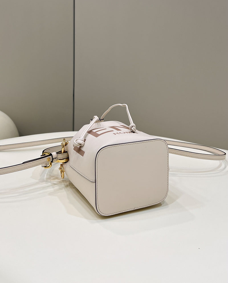 フェンディ 人気バッグ FENDI レザーショルダー MONTRESOR モントレゾール スモール バケットバッグ 8SB010AC9LF0K7E - 画像 (7)