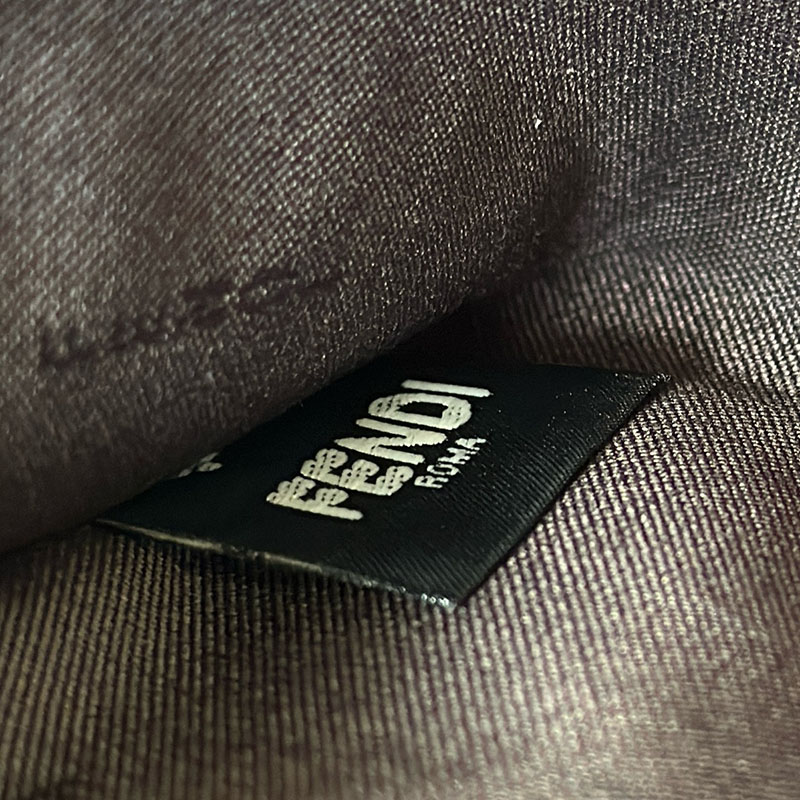 フェンディ 人気バッグ FENDI ロール ラージ FFシェニール トートバッグ バッグ レザー デニム シェニール 8BH425ASU1F1PQK - 画像 (4)