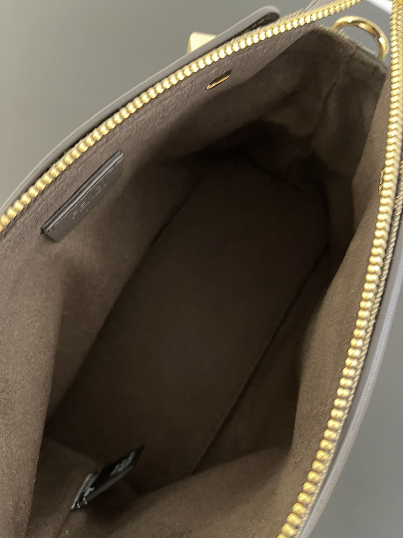 フェンディ 人気バッグ FENDI バイ ザ ウェイ ソフト ミニ ブラウンFFジャカードファブリック ミニバッグ 8BS098AFPMF1GL7 - 画像 (4)