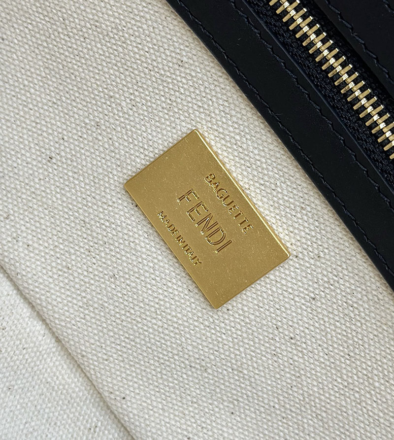 フェンディ 人気バッグ FENDI バゲット マルチカラーキャンバス バッグ FF刺繍 8BR600ARC2F1OQ6 - 画像 (4)