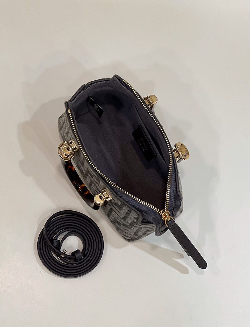 フェンディ 人気バッグ FENDI MINI BY THE WAY BAG ショルダーバッグ クロスボディバッグ ハンドバッグ 鞄 総柄 8BS067AL9QF1IQR - 画像 (2)