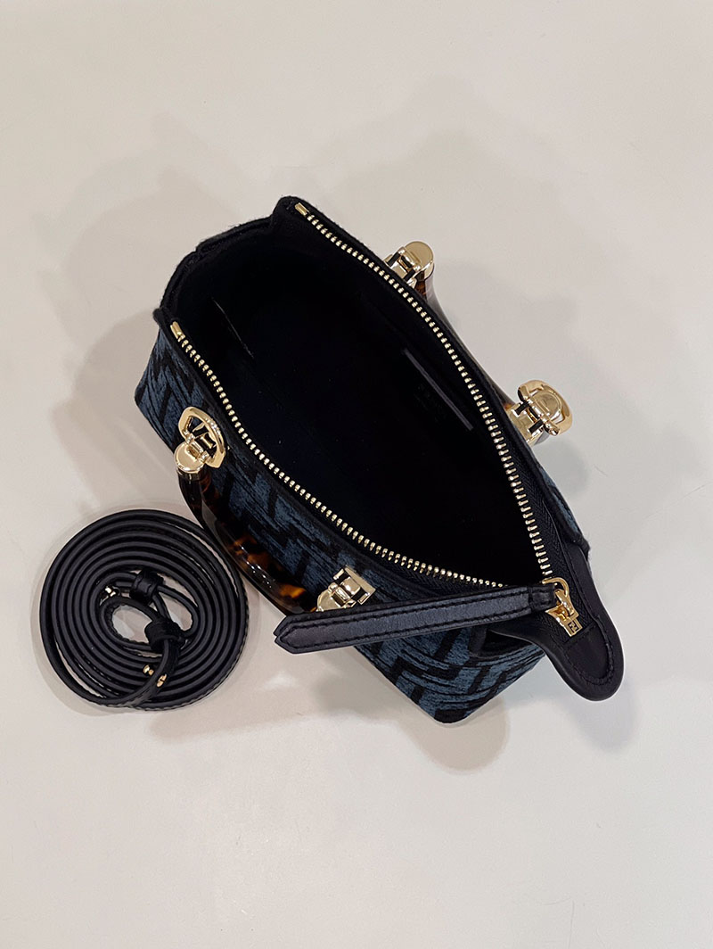フェンディ 人気バッグ FENDI MINI BY THE WAY BAG ショルダーバッグ クロスボディバッグ ハンドバッグ ネイビー 8BS067AL9Qf0e2a - 画像 (2)