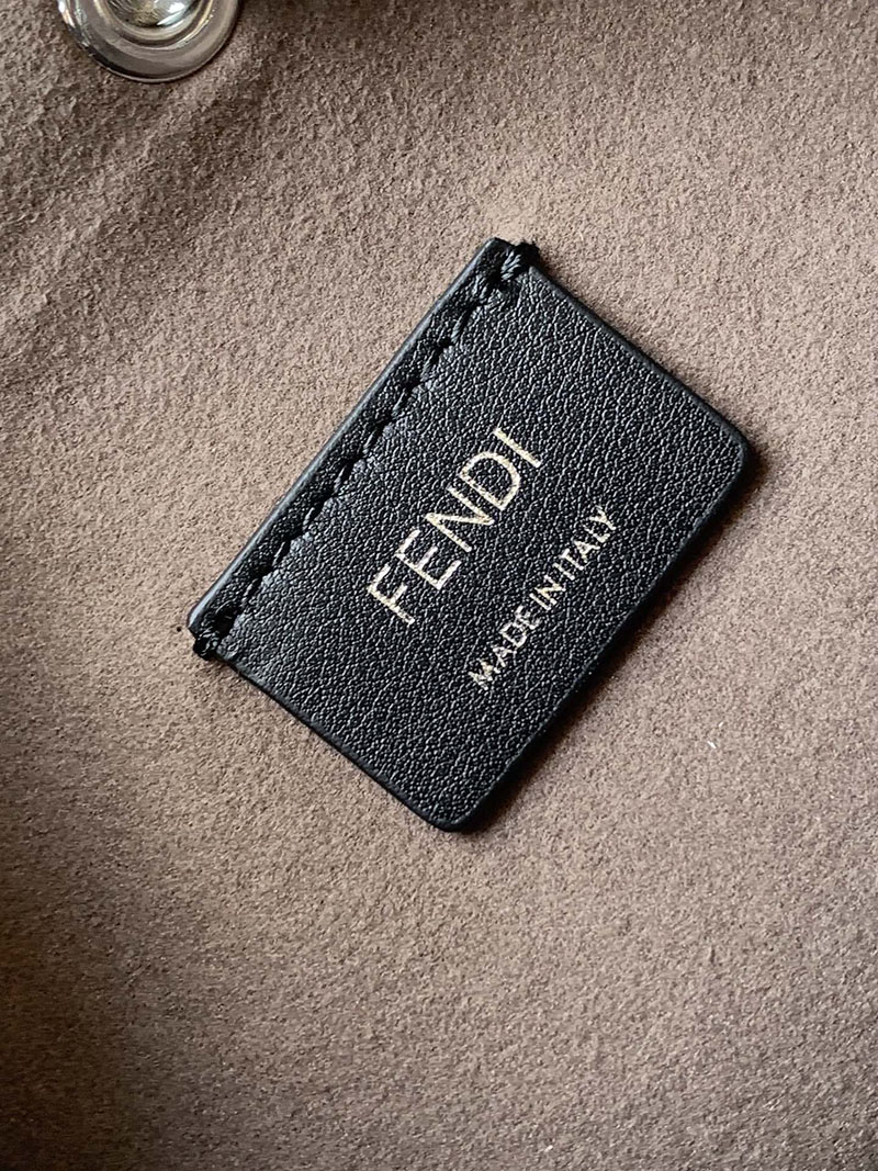 フェンディ 人気バッグ FENDI Mon Tresor mini モン トレゾール ファブリック シルバー 8BS010APKVF1MZS - 画像 (5)