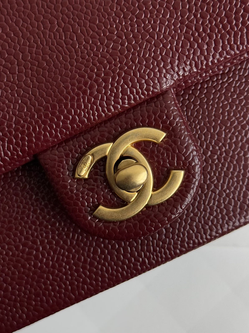 シャネル 新作バッグ H品 CHANEL レディース スモール フラップ バッグ グレインド シャイニー カーフスキン AS5186 B18321 NZV44 - 画像 (3)