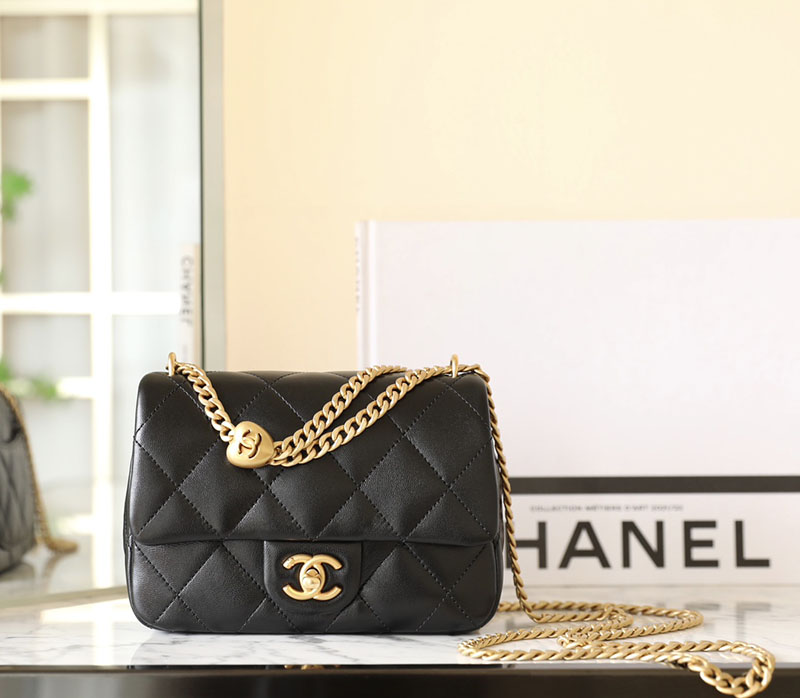 シャネル 新作バッグ H品 CHANEL マトラッセ ミニフラップバッグ ショルダーバッグ 黒 (ブラック) AS3829 B18732 94305 - 画像 (8)