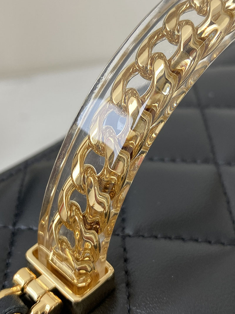 シャネル 新作バッグ H品 CHANEL バニティ チェーンショルダー バッグ バッグ AP3383 ブラック 2520150 シャネル バニティバッグ - 画像 (7)