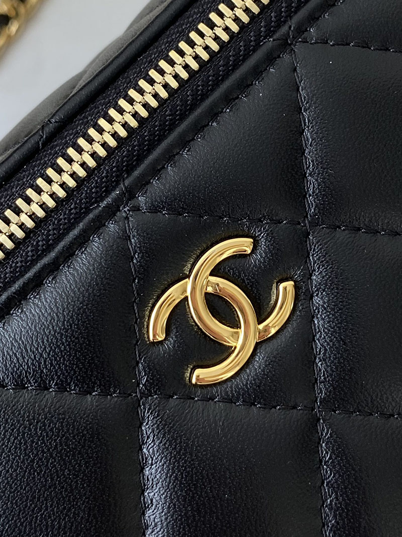 シャネル 新作バッグ H品 CHANEL バニティ チェーンショルダー バッグ バッグ AP3383 ブラック 2520150 シャネル バニティバッグ - 画像 (3)