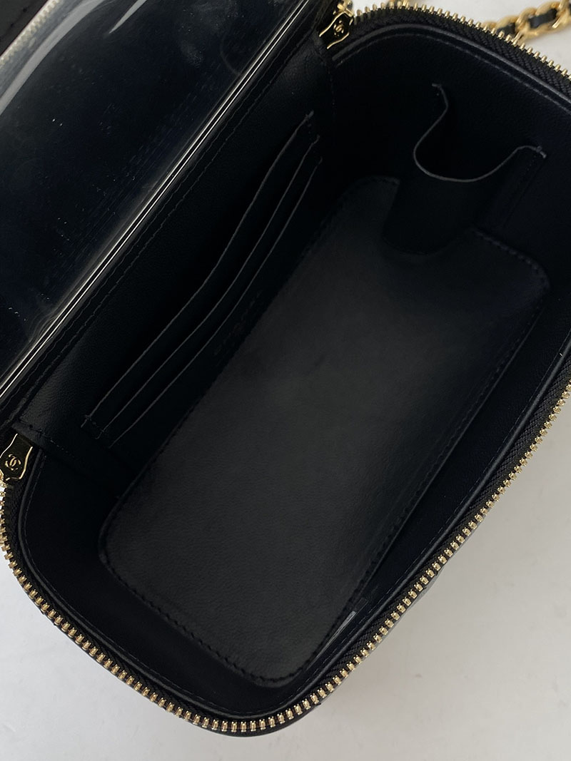 シャネル 新作バッグ H品 CHANEL バニティ チェーンショルダー バッグ バッグ AP3383 ブラック 2520150 シャネル バニティバッグ - 画像 (2)