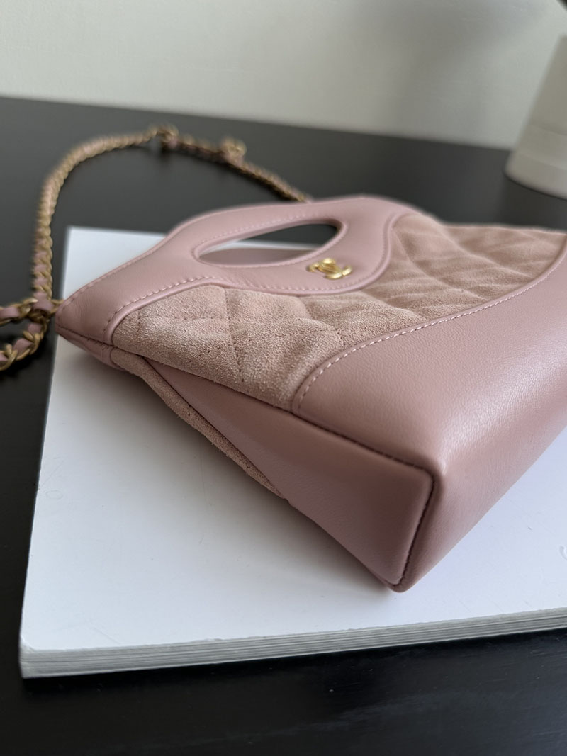 シャネル 新作バッグ H品 CHANEL シャネル31 ナノ チェーンショルダーバッグ AP3656 ベビーピンク 2520151 シャネル 31 バッグ ミニ - 画像 (9)