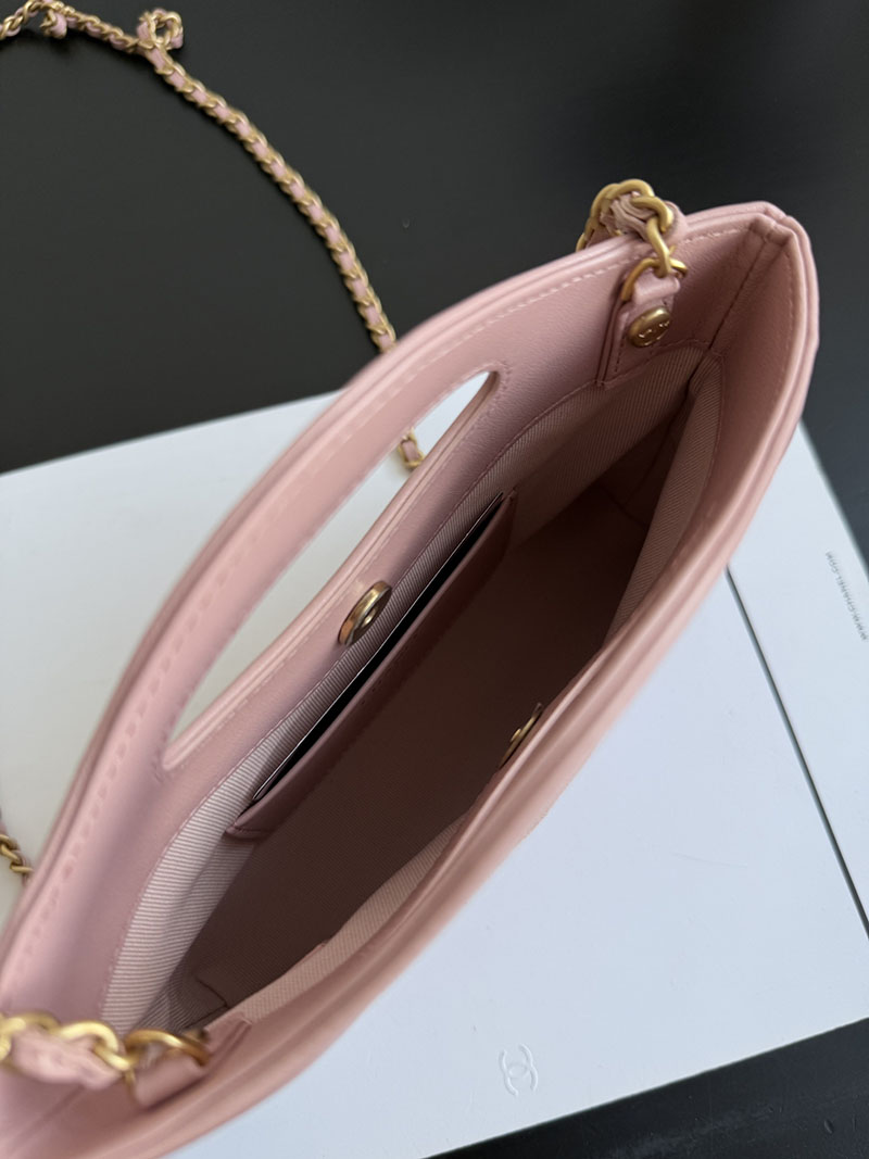 シャネル 新作バッグ H品 CHANEL シャネル31 ナノ チェーンショルダーバッグ AP3656 ベビーピンク 2520151 シャネル 31 バッグ ミニ - 画像 (8)