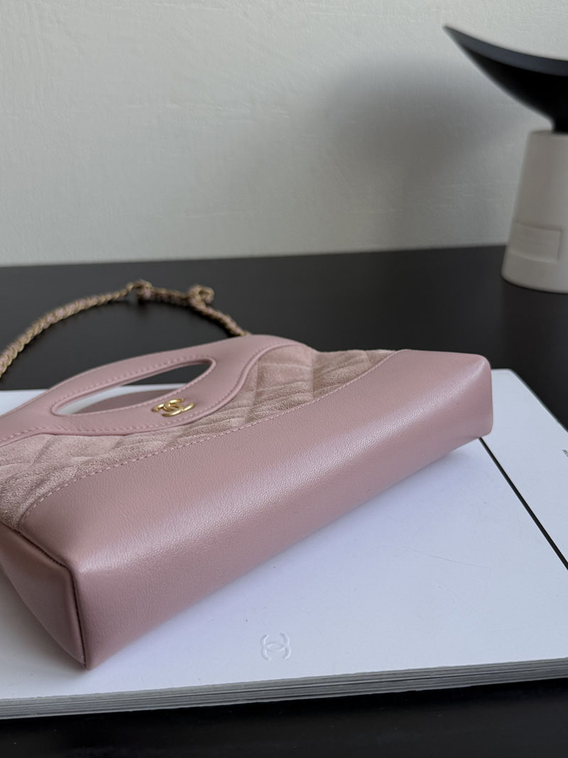 シャネル 新作バッグ H品 CHANEL シャネル31 ナノ チェーンショルダーバッグ AP3656 ベビーピンク 2520151 シャネル 31 バッグ ミニ - 画像 (3)