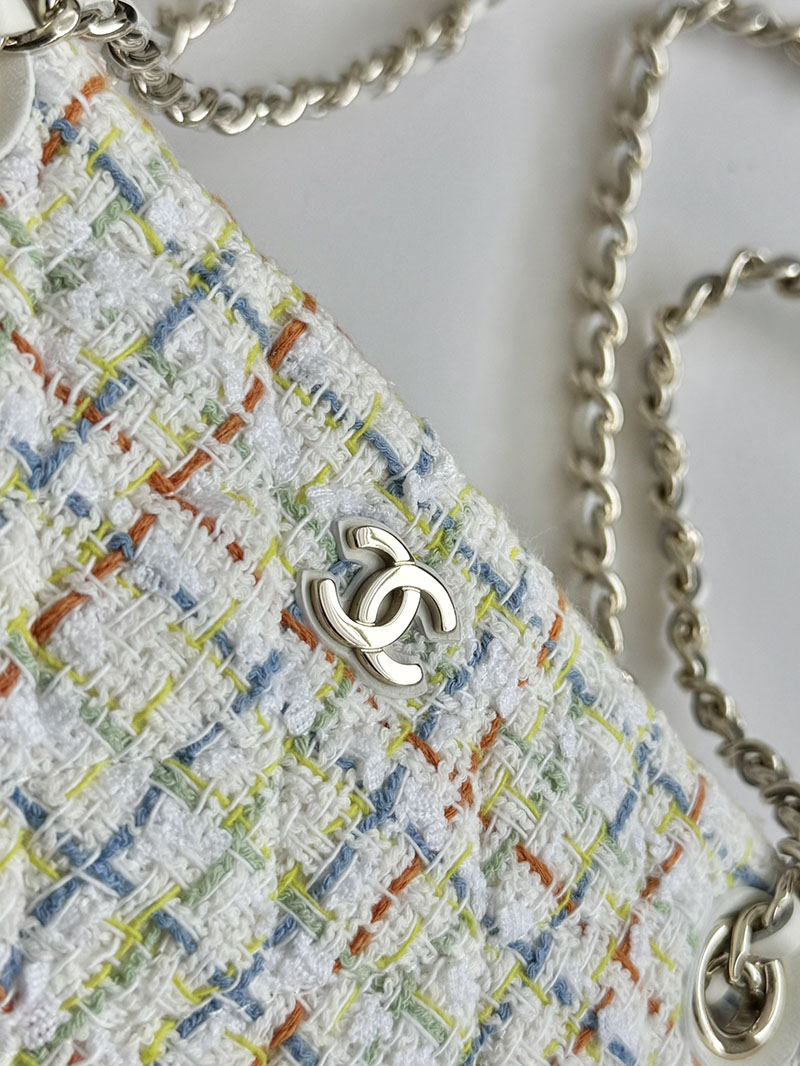 シャネル 新作バッグ H品 CHANEL クラシック チェーンクラッチ コットン & ウール ツイード AP4423 B19061 NAAUO - 画像 (3)