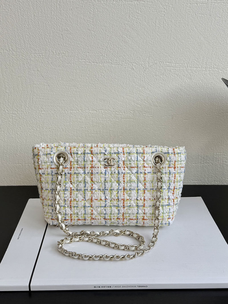 シャネル 新作バッグ H品 CHANEL クラシック チェーンクラッチ コットン & ウール ツイード AP4423 B19061 NAAUO - 画像 (2)
