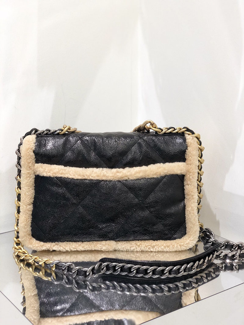 シャネル 新作バッグ H品 CHANEL チェーンショルダーバッグ 19 マキシ フラップ ココマーク ツイード 2520183 シャネル チェーンクラッチ 定価 - 画像 (2)